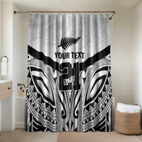 New Zealand Football Custom Bathroom Set All White Fern Go Champions - Polynesian Pride