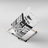 New Zealand Football Custom Canvas Wall Art All White Fern Go Champions