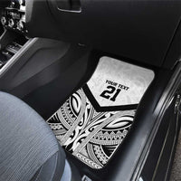 New Zealand Football Custom Car Mats All White Fern Go Champions