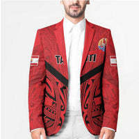 Tahiti Football Custom Blazer Toa Aito Go Champions - Polynesian Pride