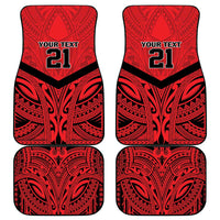 Tahiti Football Custom Car Mats Toa Aito Go Champions