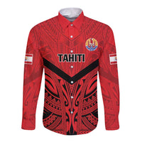 Tahiti Football Custom Long Sleeve Button Shirt Toa Aito Go Champions