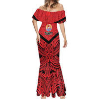 Tahiti Football Custom Mermaid Dress Toa Aito Go Champions