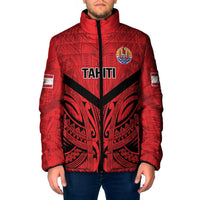Tahiti Football Custom Padded Jacket Toa Aito Go Champions - Polynesian Pride