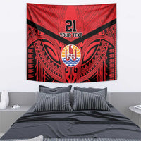 Tahiti Football Custom Tapestry Toa Aito Go Champions