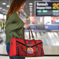 Tahiti Football Custom Travel Bag Toa Aito Go Champions - Polynesian Pride