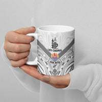 New Caledonia-Tahiti Football Custom Ceramic Mug Together Go Champions - Polynesian Pride