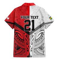 New Caledonia-Tahiti Football Custom Family Matching Mermaid Dress and Hawaiian Shirt Together Go Champions