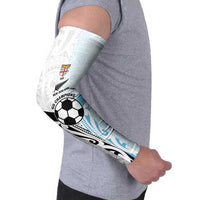 New Zealand-Fiji Football Custom Arm Sleeves Together Go Champions - Polynesian Pride