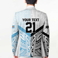 New Zealand-Fiji Football Custom Blazer Together Go Champions - Polynesian Pride