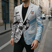 New Zealand-Fiji Football Custom Blazer Together Go Champions - Polynesian Pride