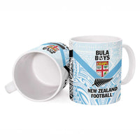 New Zealand-Fiji Football Custom Ceramic Mug Together Go Champions - Polynesian Pride