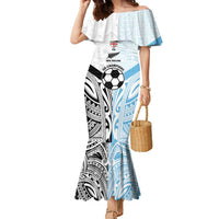 New Zealand-Fiji Football Custom Family Matching Mermaid Dress and Hawaiian Shirt Together Go Champions