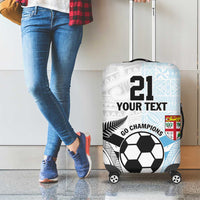 New Zealand-Fiji Football Custom Luggage Cover Together Go Champions