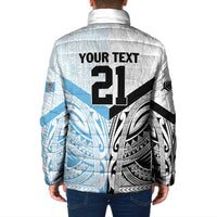 New Zealand-Fiji Football Custom Padded Jacket Together Go Champions - Polynesian Pride