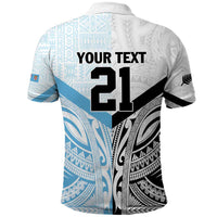 New Zealand-Fiji Football Custom Polo Shirt Together Go Champions
