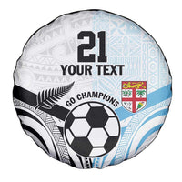 New Zealand-Fiji Football Custom Spare Tire Cover Together Go Champions