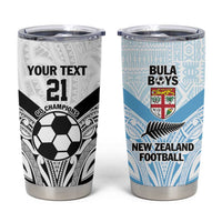 New Zealand-Fiji Football Custom Tumbler Cup Together Go Champions
