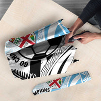 New Zealand-Fiji Football Custom Umbrella Together Go Champions - Polynesian Pride