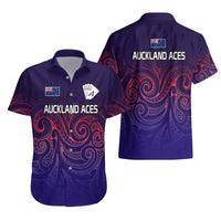 New Zealand Auckland Cricket Hawaiian Shirt Maori Traditional Ethnic Style LT9 - Polynesian Pride