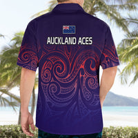 New Zealand Auckland Cricket Hawaiian Shirt Maori Traditional Ethnic Style LT9 - Polynesian Pride
