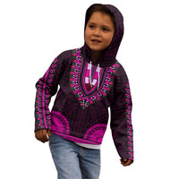 African Dashiki Kid Hoodie With Polynesian Pattern - Pink LT9 - Polynesian Pride