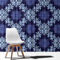 Palaka Hawaiian Quilt Seamless Pattern Window Curtain - Polynesian Pride