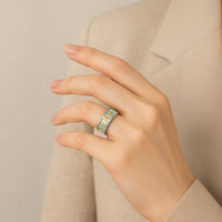 Squares Puakenikeni and Kalo Classic Ring Turquoise Palaka Hawaiian Quilt Pattern - Polynesian Pride