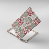 Mele Kalikimaka Hawaii Christmas Canvas Wall Art Aloha Spirit with Hawaiian Quilt Pattern - Polynesian Pride