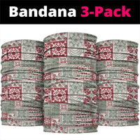 Mele Kalikimaka Hawaii Christmas Neck Gaiter Aloha Spirit with Hawaiian Quilt Pattern - Polynesian Pride