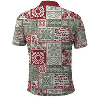Mele Kalikimaka Hawaii Christmas Polo Shirt Aloha Spirit with Hawaiian Quilt Pattern - Polynesian Pride
