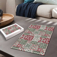 Mele Kalikimaka Hawaii Christmas Puzzle Aloha Spirit with Hawaiian Quilt Pattern - Polynesian Pride
