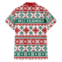 Mele Kalikimaka Hawaii Christmas Family Matching Puletasi and Hawaiian Shirt Hawaiian Quilt Pattern Style - Polynesian Pride