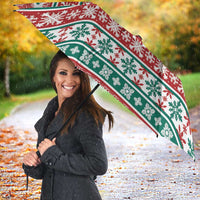 Mele Kalikimaka Hawaii Christmas Umbrella Hawaiian Quilt Pattern Style - Polynesian Pride