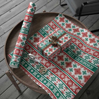 Mele Kalikimaka Hawaii Christmas Wrapping Paper Hawaiian Quilt Pattern Style - Polynesian Pride