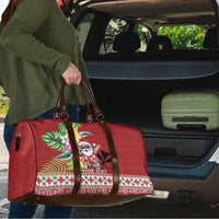 Santa Surf Mele Kalikimaka Personalized Travel Bag Aloha Tropical Christmas Vibes - Polynesian Pride