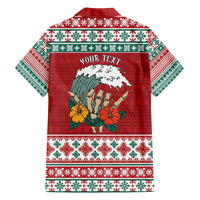Shaka Sign Skull Mele Kalikimaka Personalized Family Matching Puletasi and Hawaiian Shirt Hawaiian Quilt Pattern - Polynesian Pride
