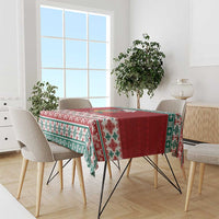 Shaka Sign Skull Mele Kalikimaka Personalized Tablecloth Hawaiian Quilt Pattern LT9 - Polynesian Pride