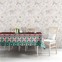 Shaka Sign Skull Mele Kalikimaka Personalized Tablecloth Hawaiian Quilt Pattern LT9 - Polynesian Pride