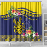 Niue Coconut Crab Shower Curtain Rock of Polynesia LT9 - Polynesian Pride