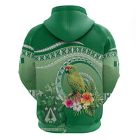 Norfolk Parakeet Tropical Hoodie Norfolk Island Tribal Pattern
