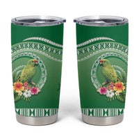 Norfolk Parakeet Tropical Tumbler Cup Norfolk Island Tribal Pattern
