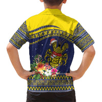Monuina e Kilisimasi Niue Christmas Hawaiian Shirt Niuean Tribal Pattern