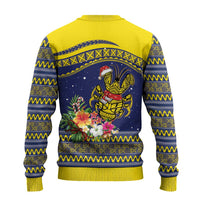 Monuina e Kilisimasi Niue Christmas Ugly Christmas Sweater Niuean Tribal Pattern