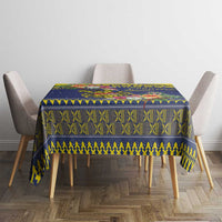 Monuina e Kilisimasi Niue Christmas Tablecloth Niuean Tribal Pattern