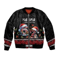 Aotearoa Six Seven Personalized Bomber Jacket New Zealand Funny Christmas - Polynesian Pride