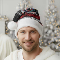 Aotearoa Six Seven Personalized Christmas Santa Hat New Zealand Funny Christmas - Polynesian Pride