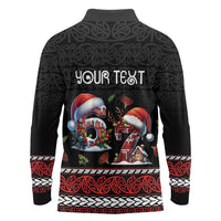 Aotearoa Six Seven Personalized Long Sleeve Polo Shirt New Zealand Funny Christmas - Polynesian Pride