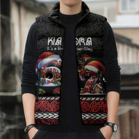Aotearoa Six Seven Personalized Sleeveless Puffer Jacket New Zealand Funny Christmas - Polynesian Pride