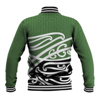 Green Fern New Zealand Kowhai Ngutukak Baseball Jacket - Polynesian Pride